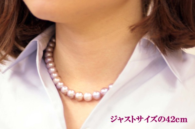 10mmピンク真珠ネックレス　ピアス（イヤリング）セット