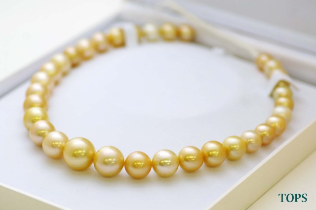 大珠１７ｍｍ南洋真珠ゴールドネックレス＜最高品質＞＜一点物＞ 真珠 